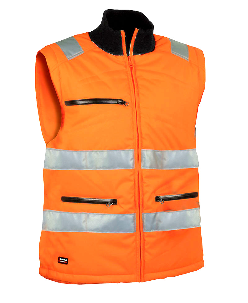 Cofra Protection Men Hi Vis Jacket Waterproof 4 in 1 Parka Orange V024-0-01