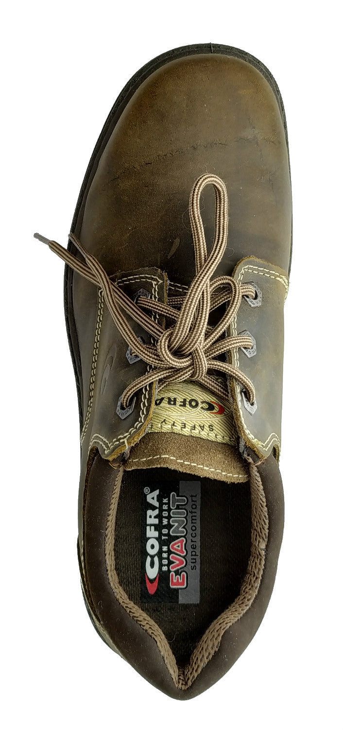 Cofra TEX S3 Light Brown Steel Toe Cap Safety Shoes