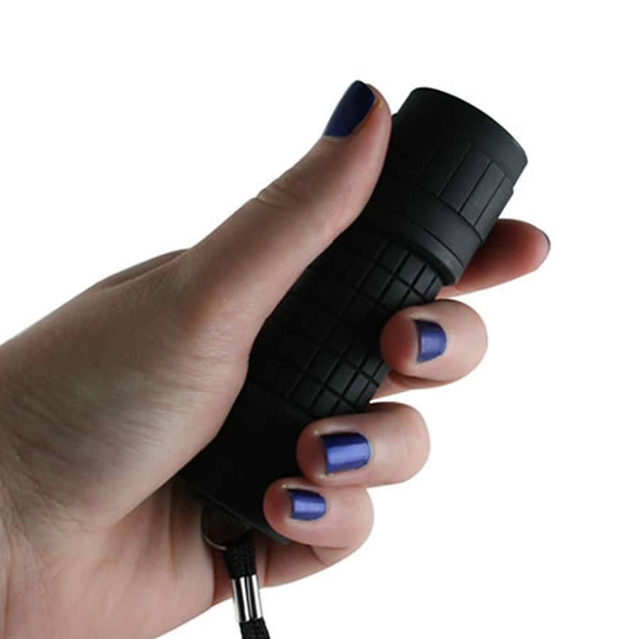 Torch 9 LEDs Rubberised Finish With Wrist Straps Shock Resistant Flashlight