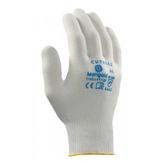 Ansell Cutstar Knitted Cut 4 Resistant Gloves PVC Dots Size 8 Pack of 12