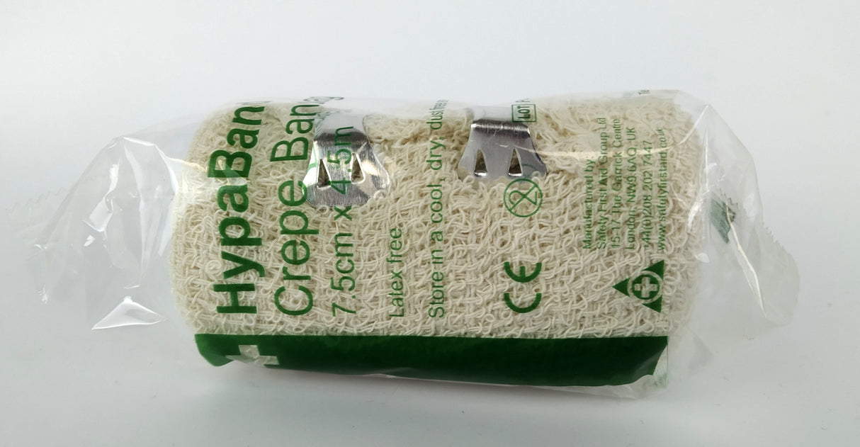 HypaBand Crepe Cotton Bandage 7.5cmx4.5m