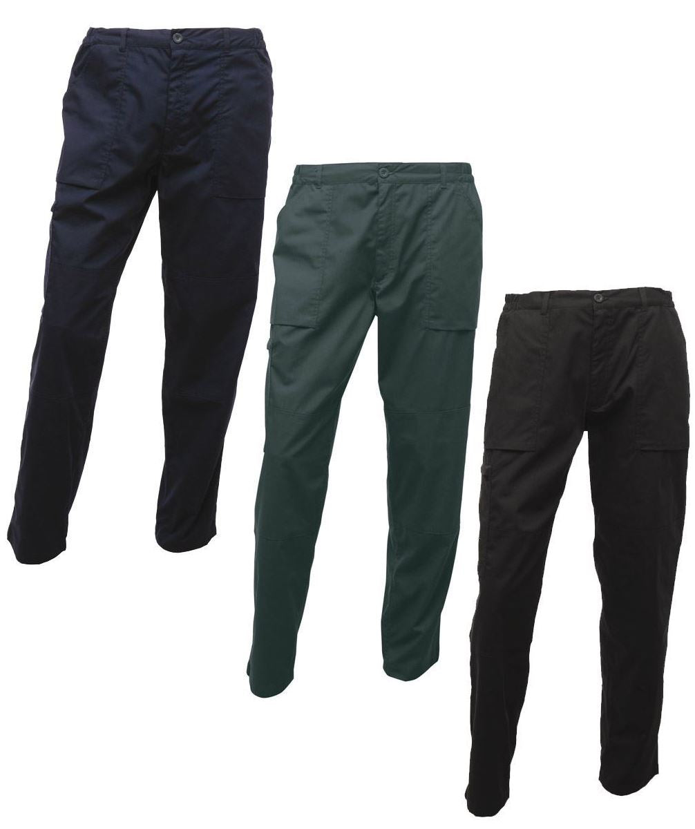 Regatta TRJ330 Action Trouser Water Repellent Polycotton KneePad Work Pants