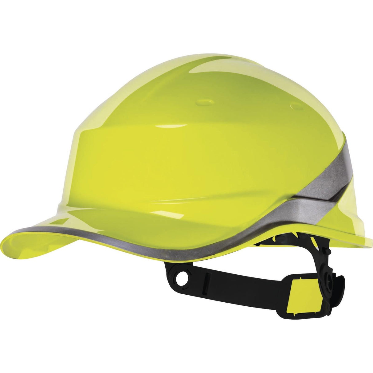 Delta Plus Diamond V Safety Helmet Baseball Cap Shaped Yellow
