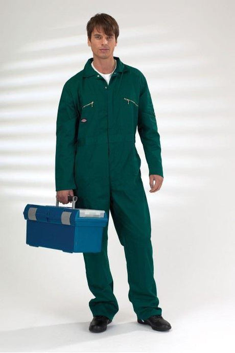 Dickies WD4839 Redhawk Men Work Overall Knee Pad Pockets Green