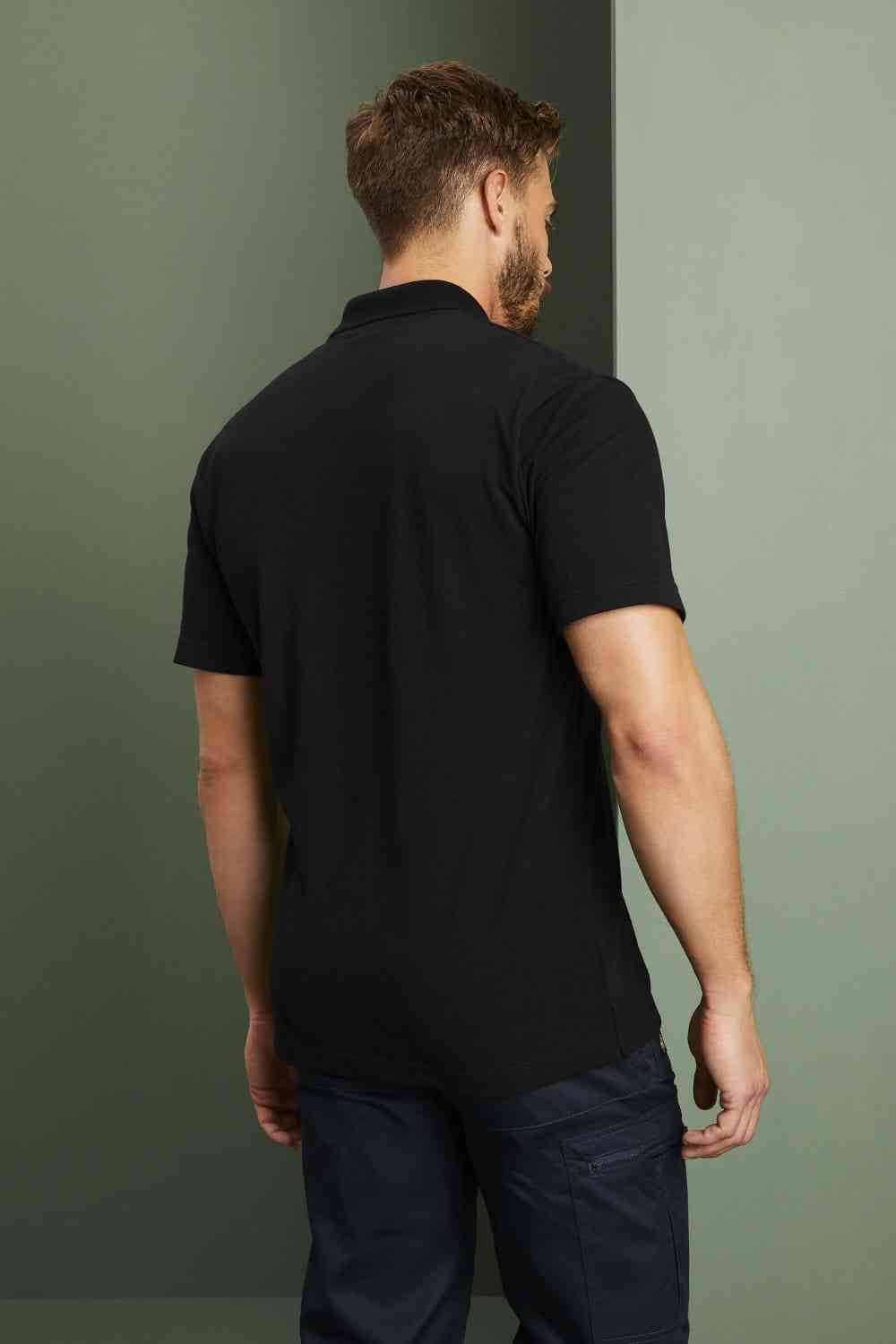 Dickies SH21220 Three button Polo Shirt Black