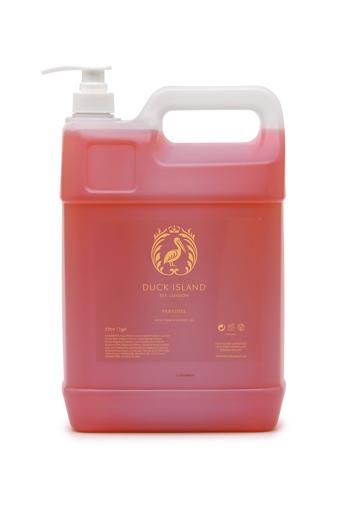 Duck Island Bath Foam & Shower Gel 2 x 5 Litre