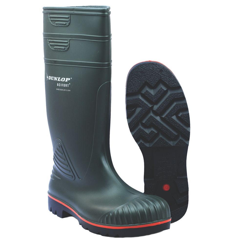 Dunlop B-Dri Acifort A442631 Heavy Duty Full Safety S5 Wellington