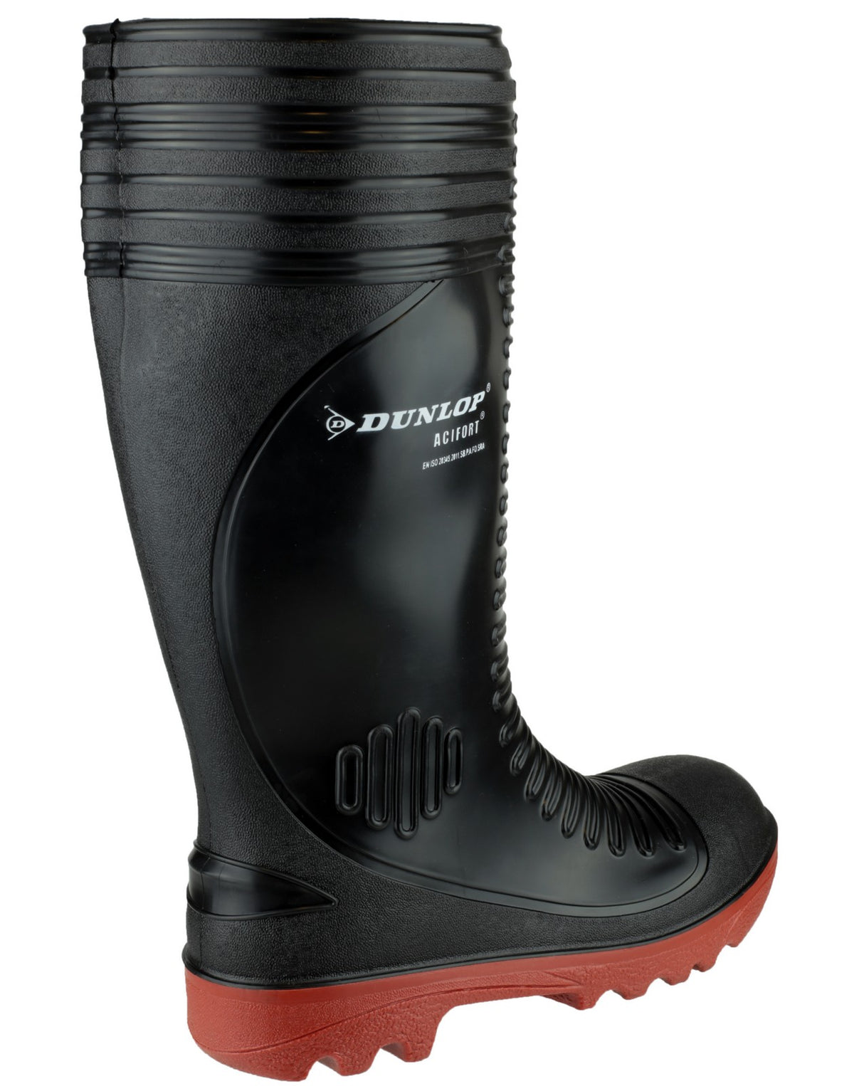 Dunlop Acifort A252931 Steel Toe Caps Ribbed SB-P Full Safety Wellingtons