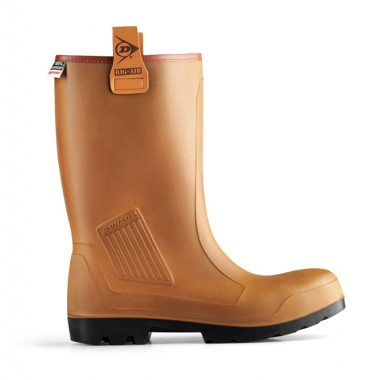 Dunlop Rig-Air Safety Rigger Wellington Boots Size UK 6