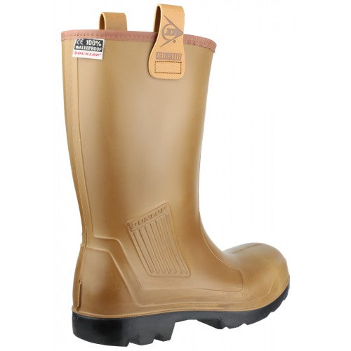 Dunlop Rig-Air Safety Rigger Wellington Boots Size UK 6
