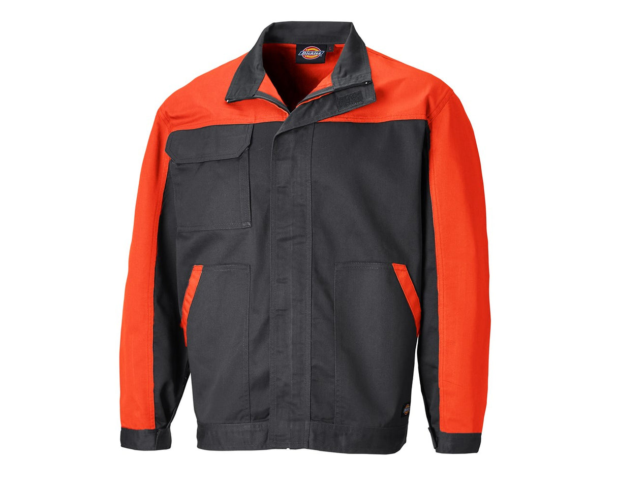 Dickies ED247JK Everyday Men Work Jacket  Grey/Orange