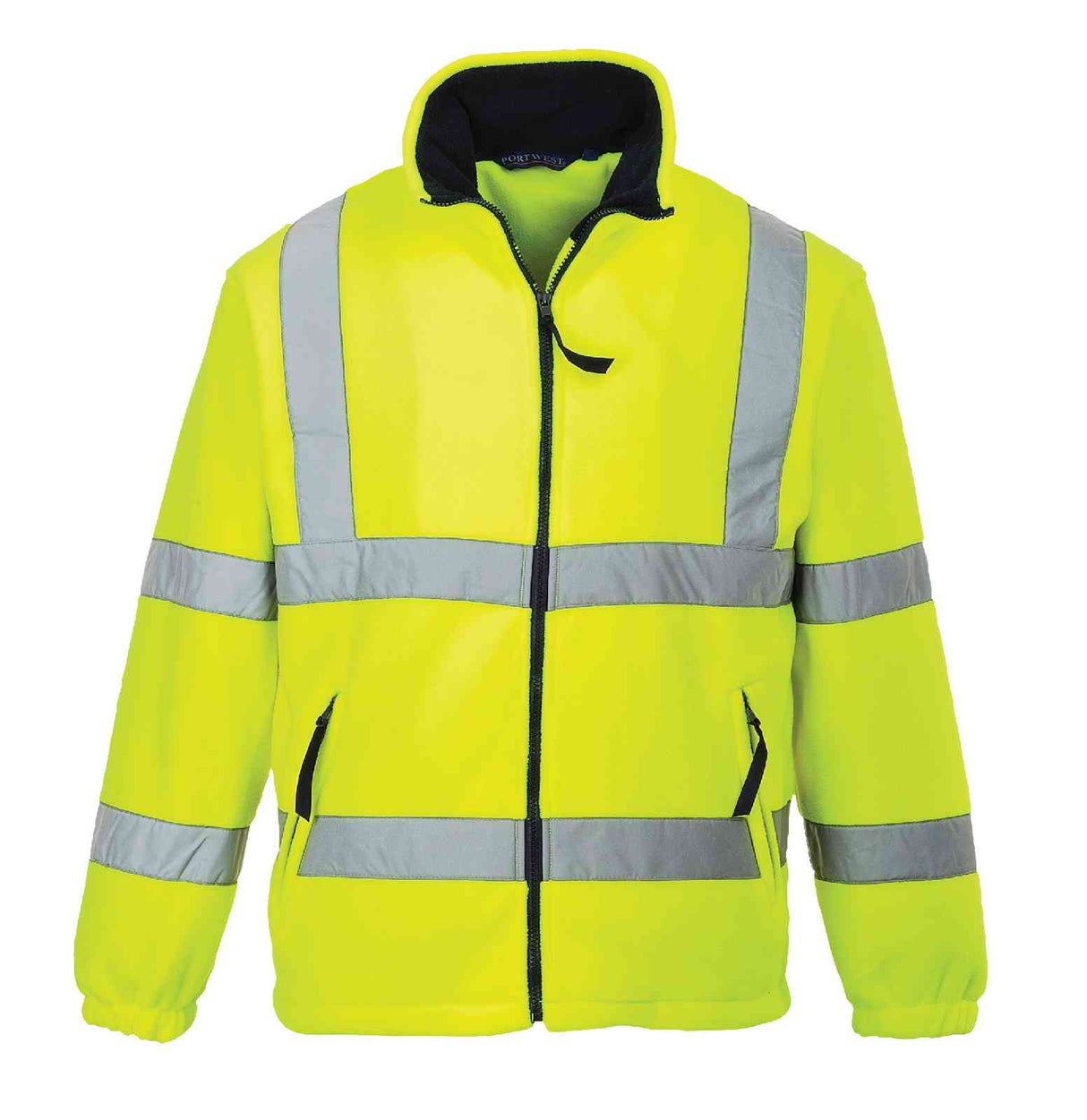 Portwest F300 Men Hi Vis Mesh Lined Fleece Yellow Size 3XL