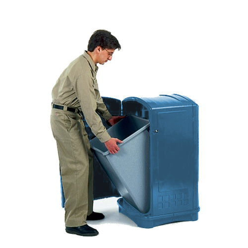 Rubbermaid Landmark Series II Outdoor Waste Bin Blue