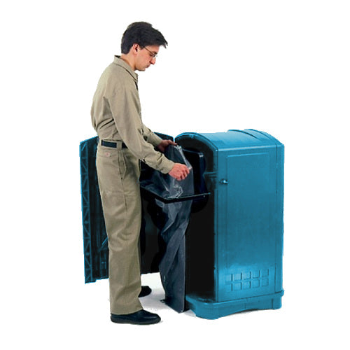 Rubbermaid Landmark Series II Outdoor Waste Bin Blue