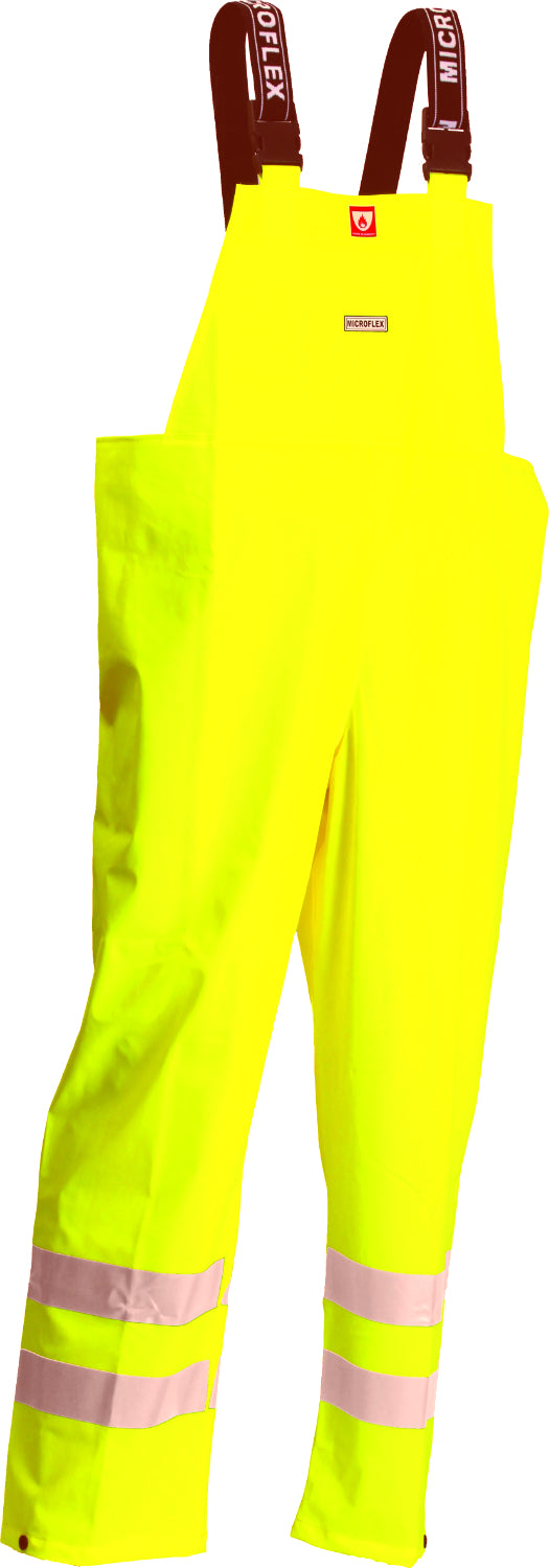 Lyngsoe FR-LR546-53 Men FR Bib & Brace Flame Retardant Waterproof Hi Vis Lined