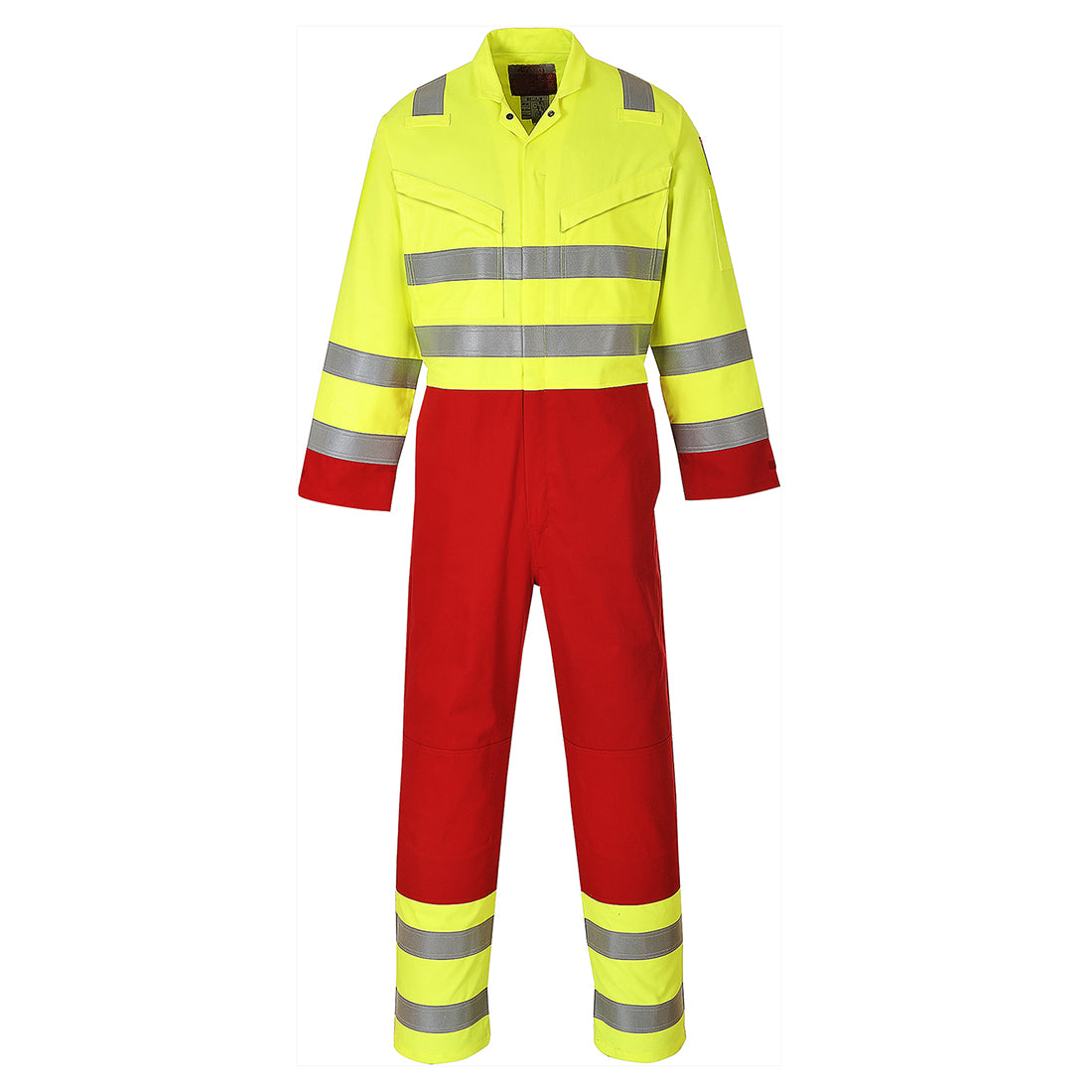 Portwest FR90 Bizflame Services Coverall Flame Retardant High Visibility Offshore Boilersuit XL