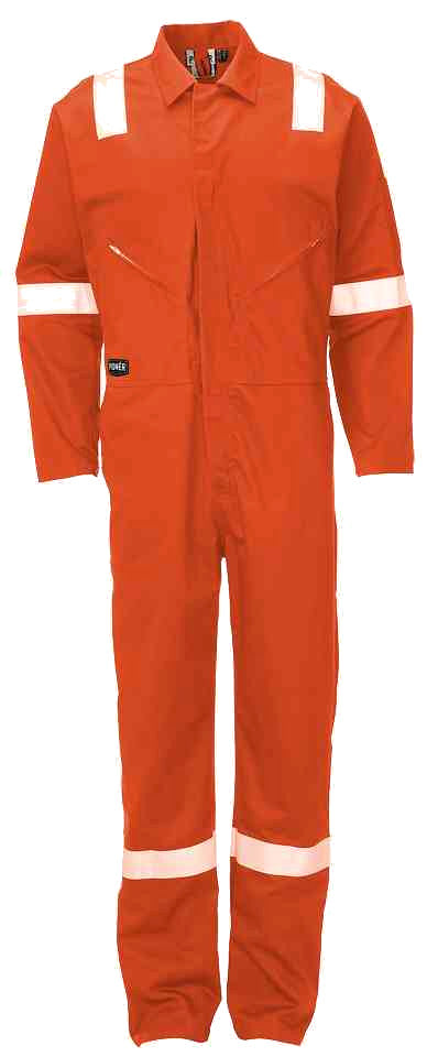 Pioner Riggmaster Flame Retardant Hi Vis Coverall Anti-Static