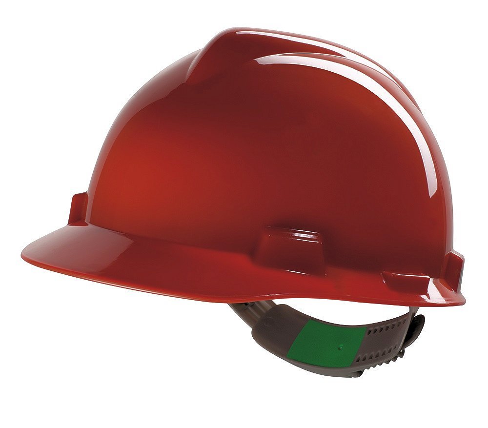 MSA V-Gard GV131 Safety Helmet with Staz-On Adjustment