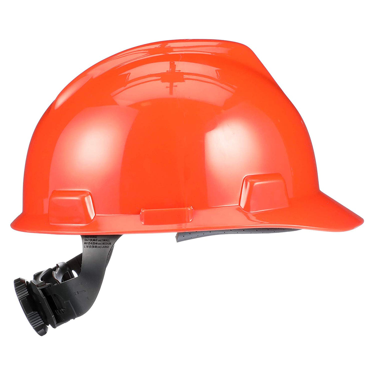 MSA V-Gard Safety Helmet Fas-Track III Suspension Orange