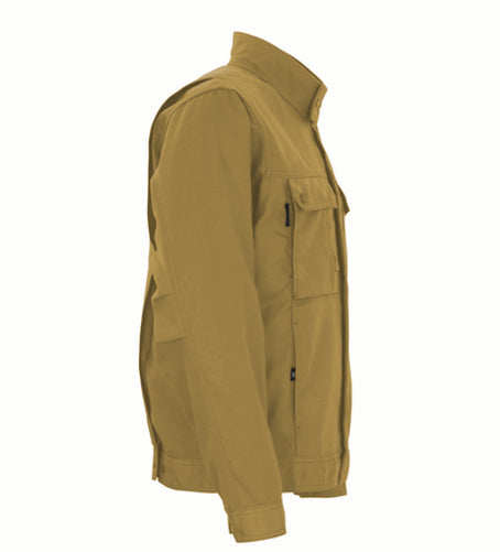 Mascot Gerona 03009-010 Multi-Pocket Front Zip Storm Flap Polycotton Work Jacket, Khaki
