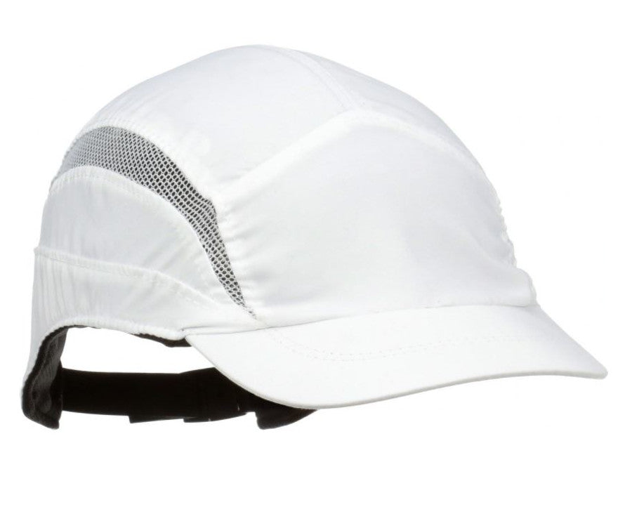 Scott Safety First Base 3 HC24 Classic Bumpcap Reduced Peak Baseball Cap White