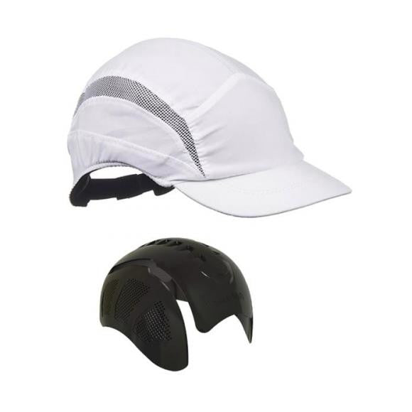 Scott Safety First Base 3 HC24 Classic Bumpcap Reduced Peak Baseball Cap White