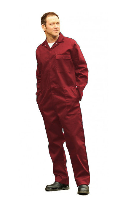 Harveys BS80 Harpoon Flame Retardant Proban Boiler Suit Maroon