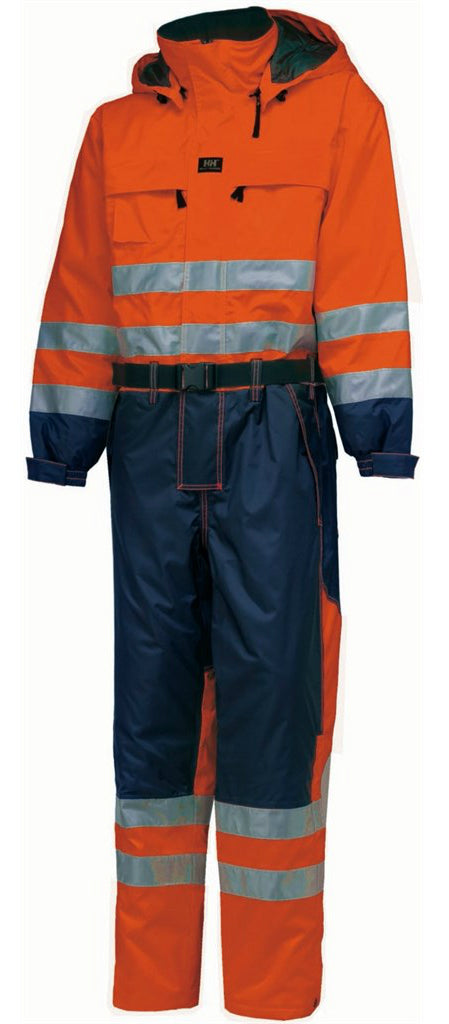Helly Hansen 71676 Hi-Vis Ludvika Waterproof Windproof Coverall Hi Vis Orange, Size - C60\47"