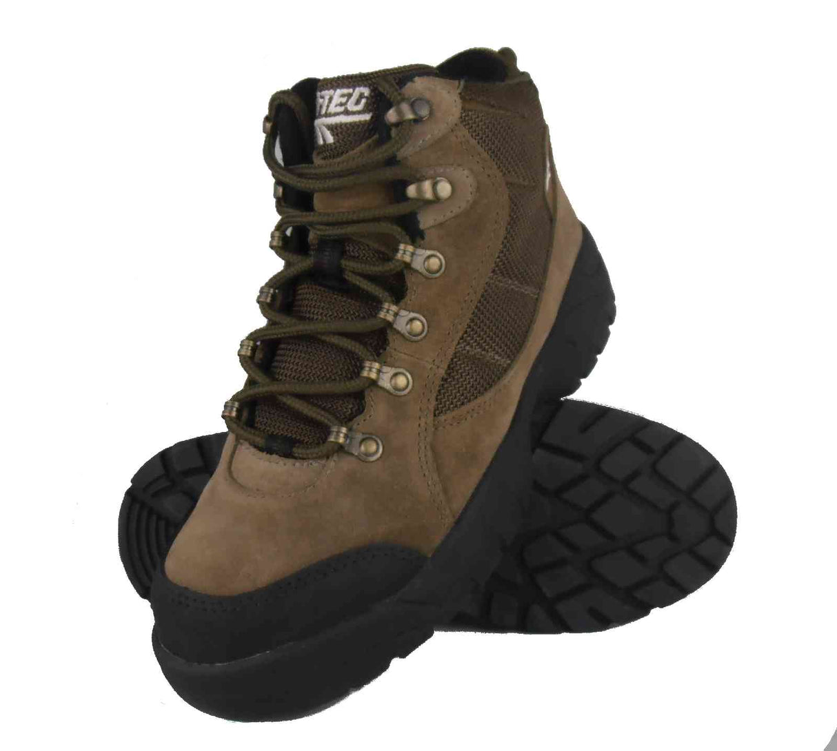 Hi-Tec Nebraska Safety Hiking Boots Brown