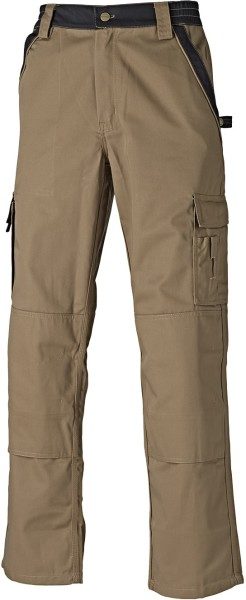 Dickies IN30030 Industry Two Tone Work Trousers Khaki/Black