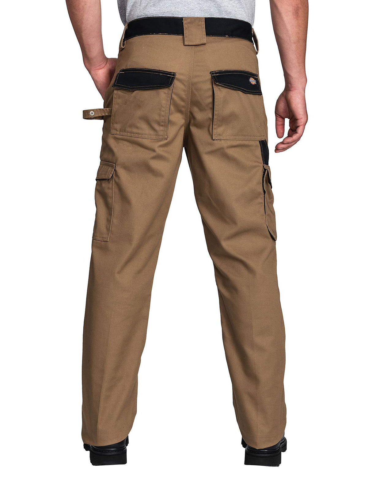 Dickies IN30030 Industry Two Tone Work Trousers Khaki/Black