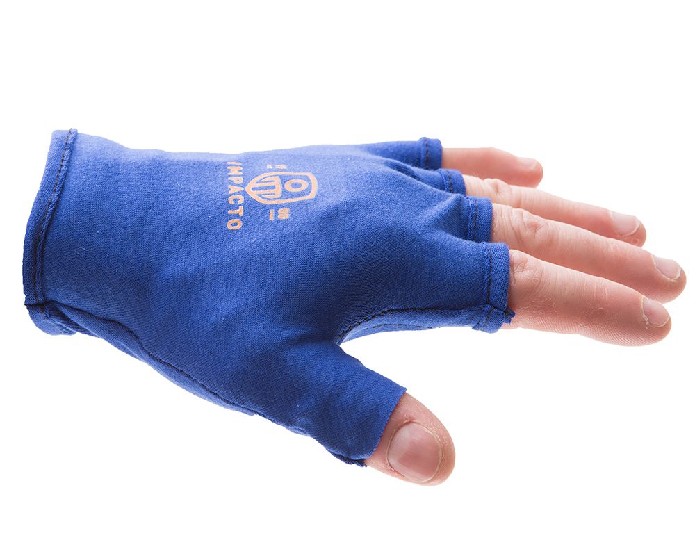 Impacto 501-00 Impact & Vibration Fingerless Anti-Impact VEP Padding Palm Glove Liner