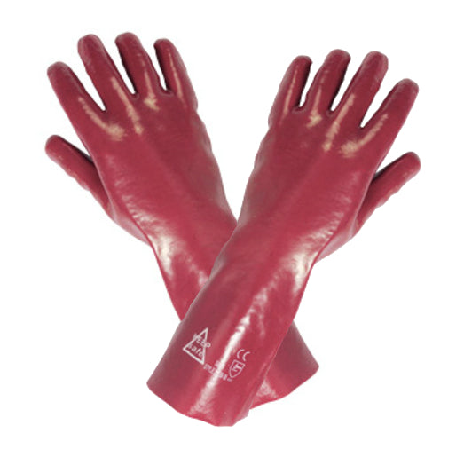 Keep Safe Fully Coated PVC Gauntlet, Size - 10