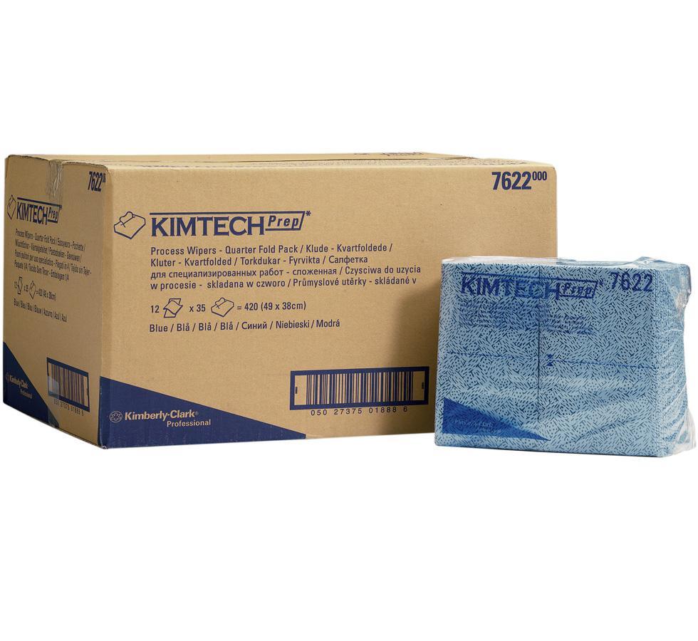 Kimberly Clark Kimtech 7622 Process Wipers box of 420