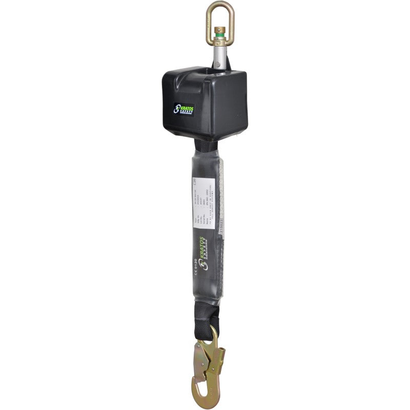 Kratos Safety FA2030102 Retractable Fall Arrester with Webbing Lanyard 2.5M Long