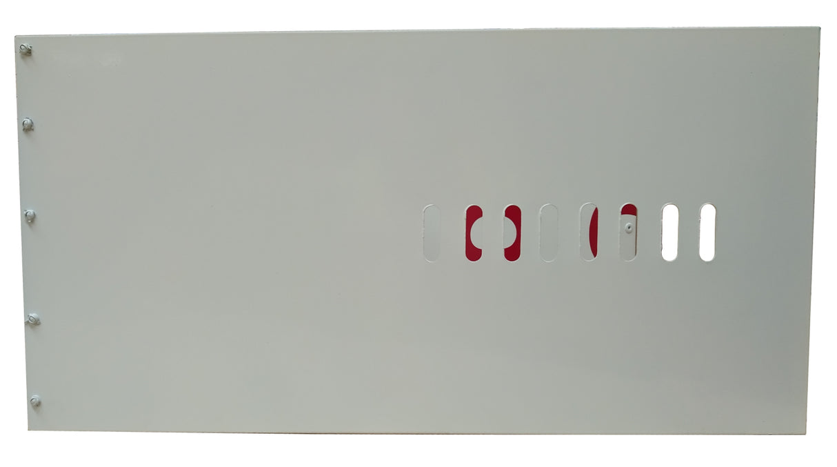Enamelled Steel Ladder Guard Foldable with Front - NO ACCESS -  Label