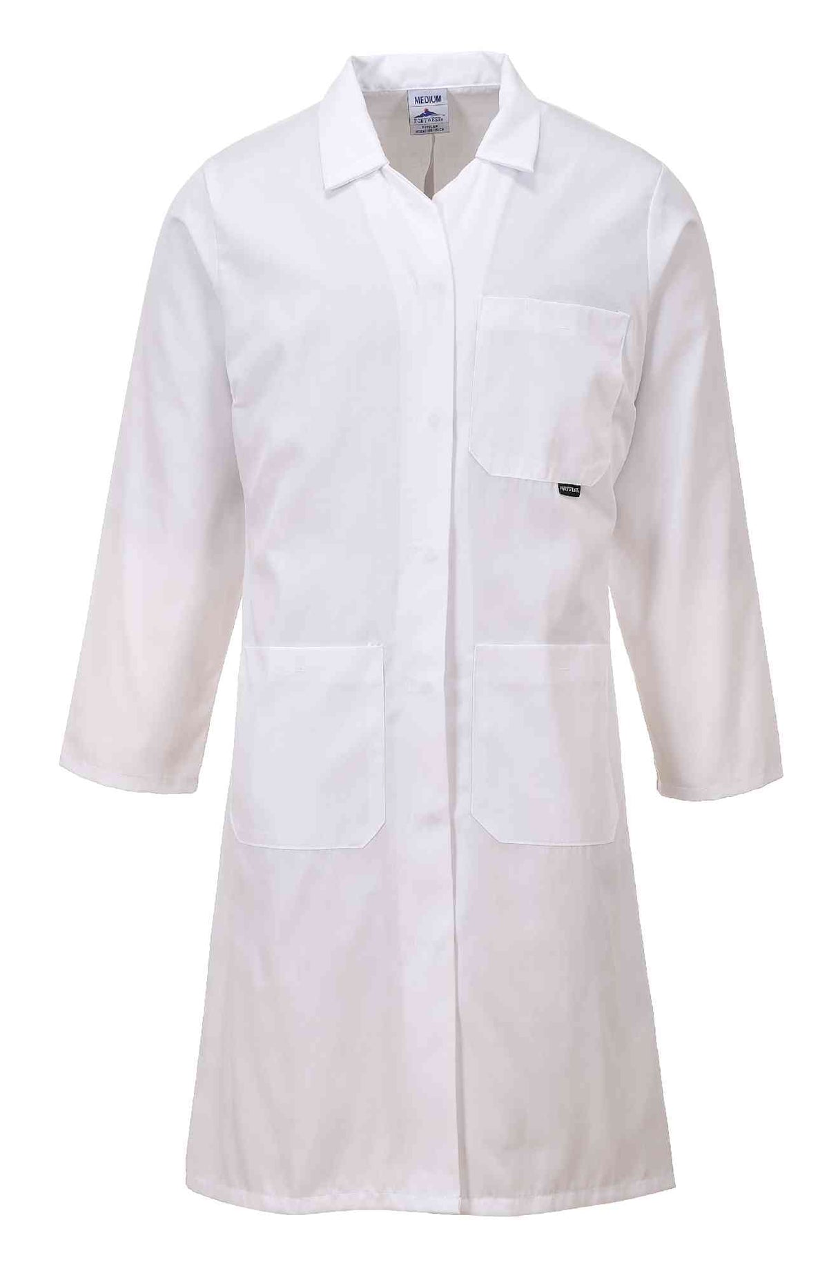 Portwest LW63 Standard Polycotton Women Uniforms Ladies Lab Coat White