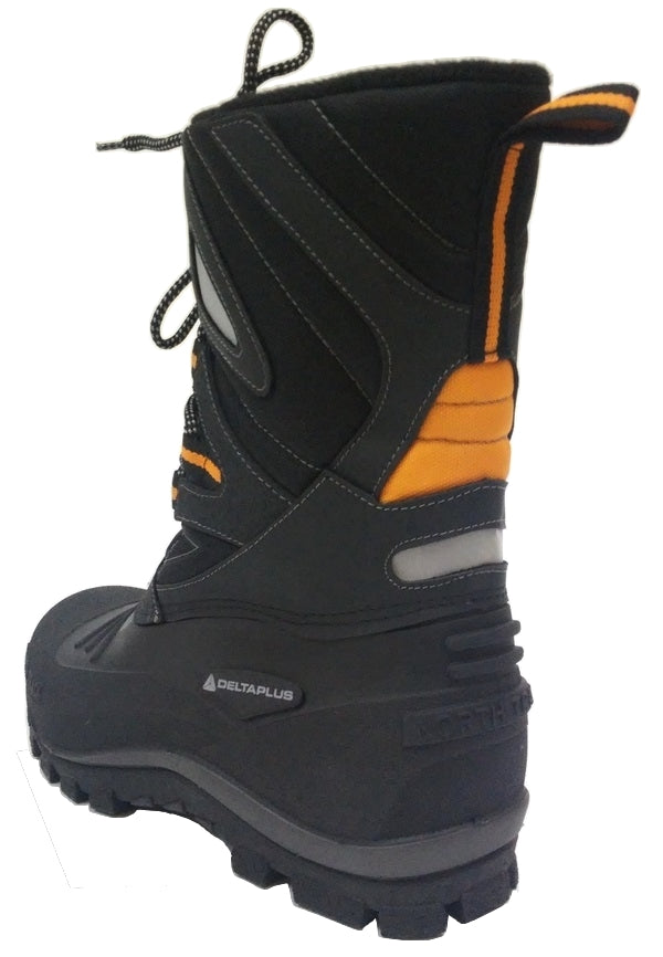 Delta Plus Panoply LAUTARET-2 Unisex Canadian fur-lined Black Winter Boots