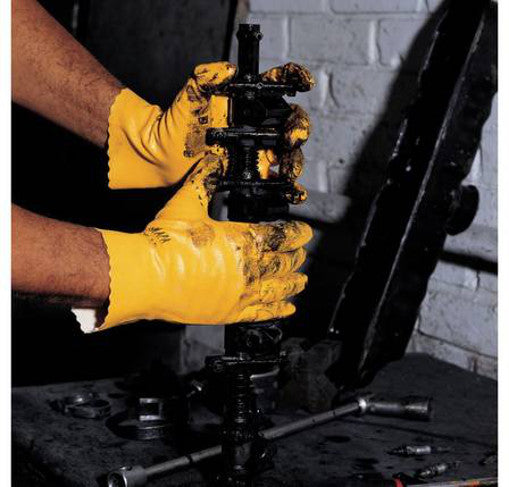 Mapa 375 Dextram Nitrile Coated Oils and Chemicals Protective Glove (3.1.1.1)