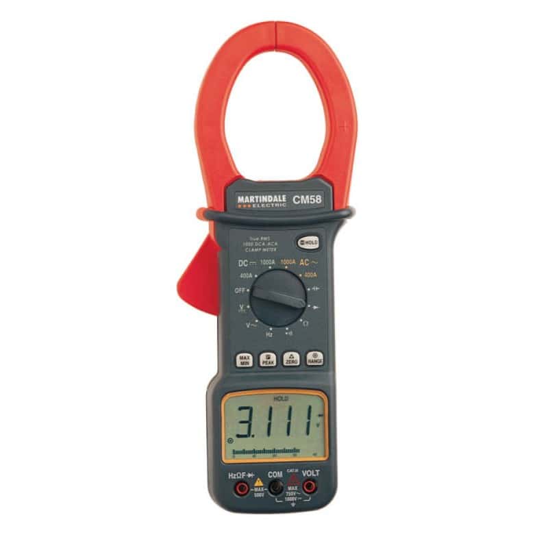 Martindale CM58 True RMS 1000a AC/DC Clamp Meter