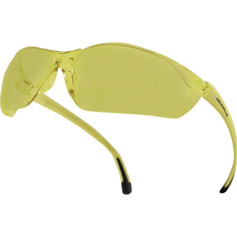 Delta Plus Meia Yellow Frameless Safety Spectacles UV400