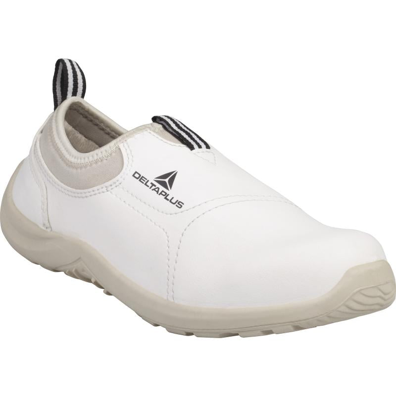 Delta Plus Miami S2 SRC Unisex Slip-On Safety Shoes Microfibre White