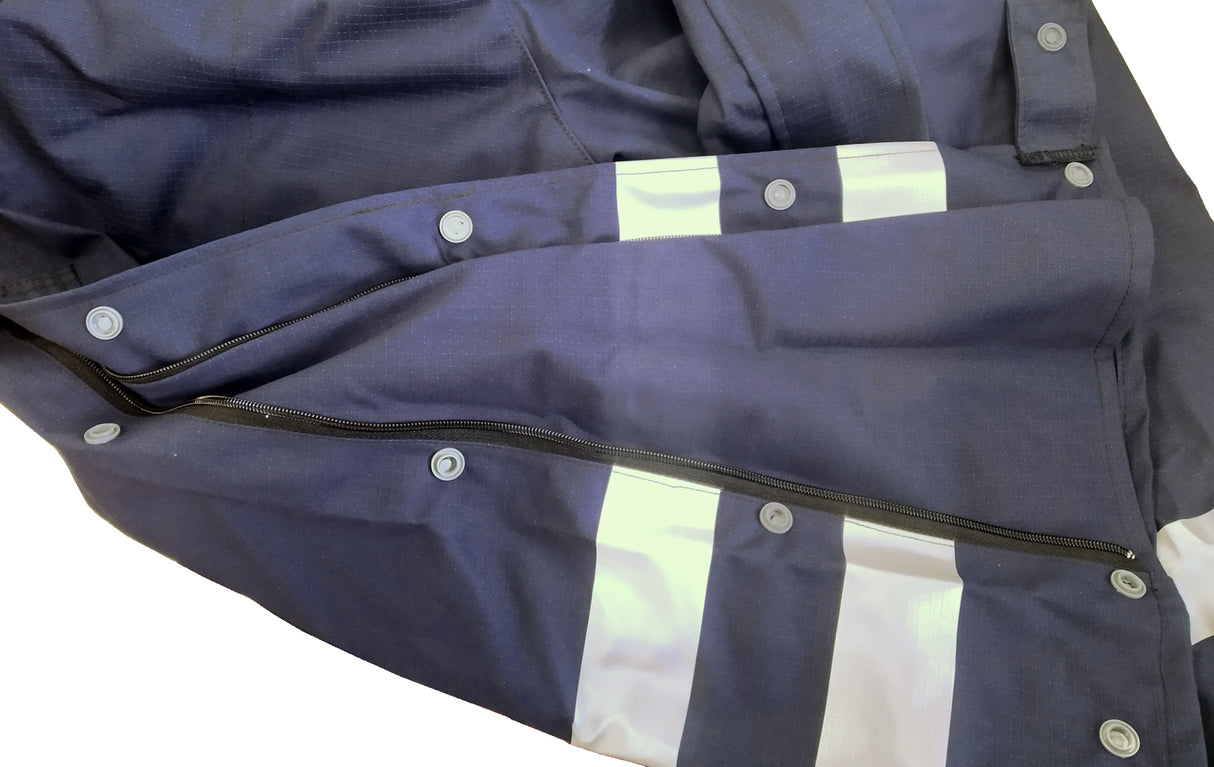 Arvello MP1057 FR Work Brace Trousers Waterproof HI Vis Flame Retardant Navy