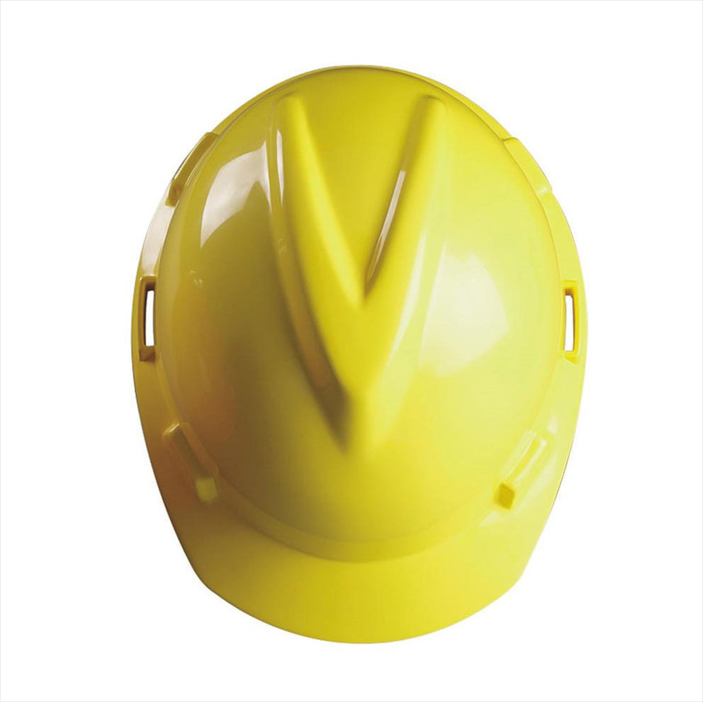 MSA Vgard Gv121 Hdpe Original Yellow Helmet C/W Push-Key