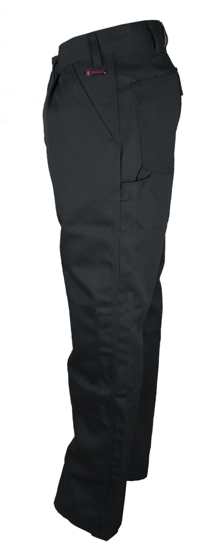 Mascot Iowa Men Work Trousers Hammer Loop Kneepad Pockets Polycotton Black