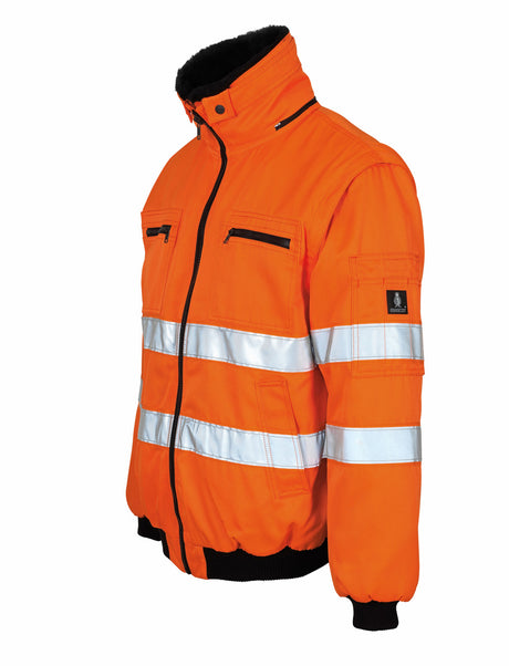 Mascot Innsbruck Water-repellent Orange Hi-Vis Pilot Jacket 00520-660-14