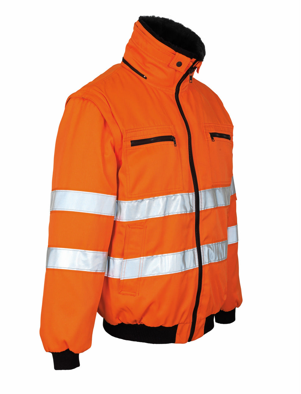 Mascot Innsbruck Water-repellent Orange Hi-Vis Pilot Jacket 00520-660-14