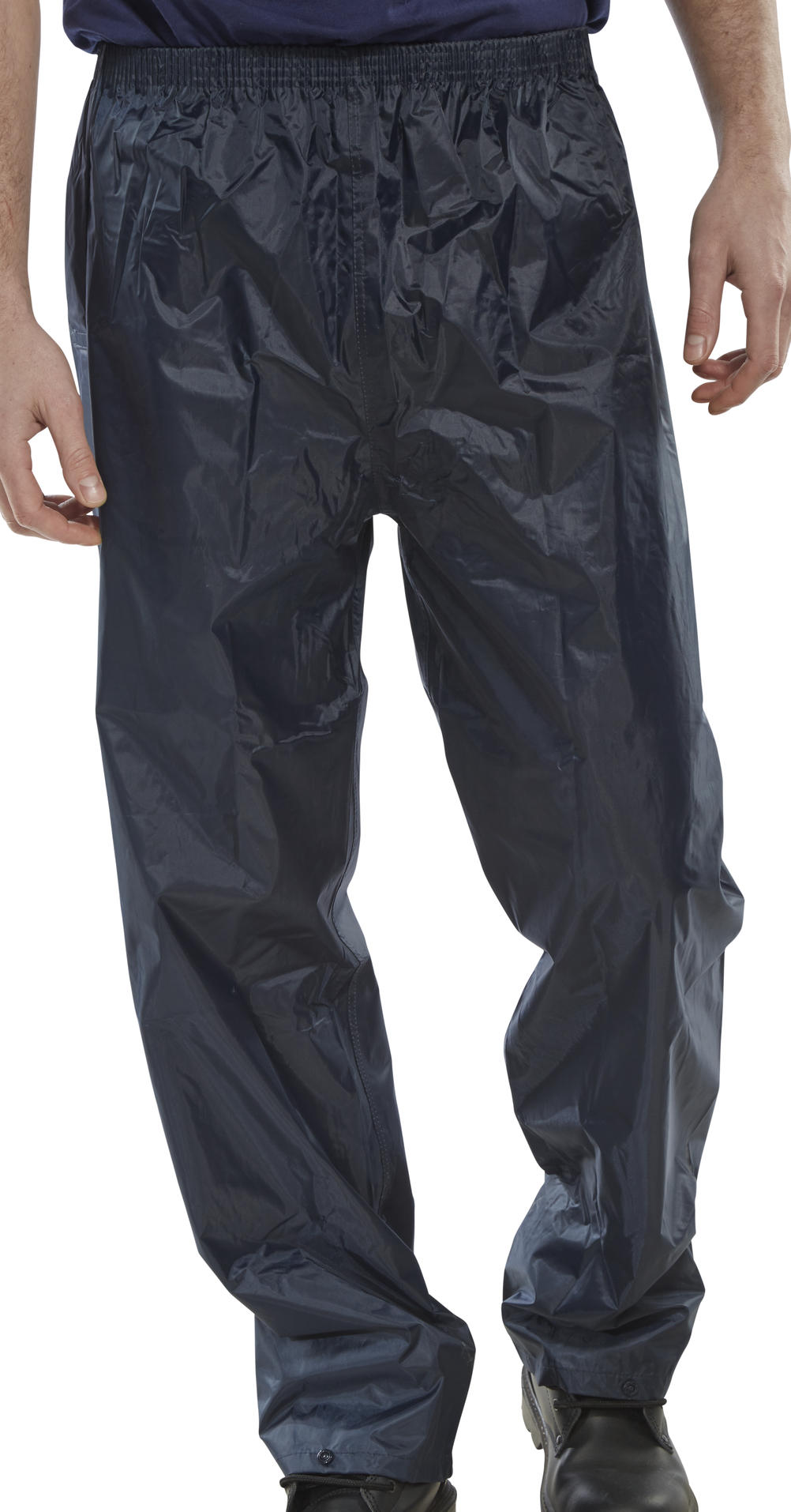 Beeswift NBDTN Nylon PVC Coated Waterproof Work Rain Trousers