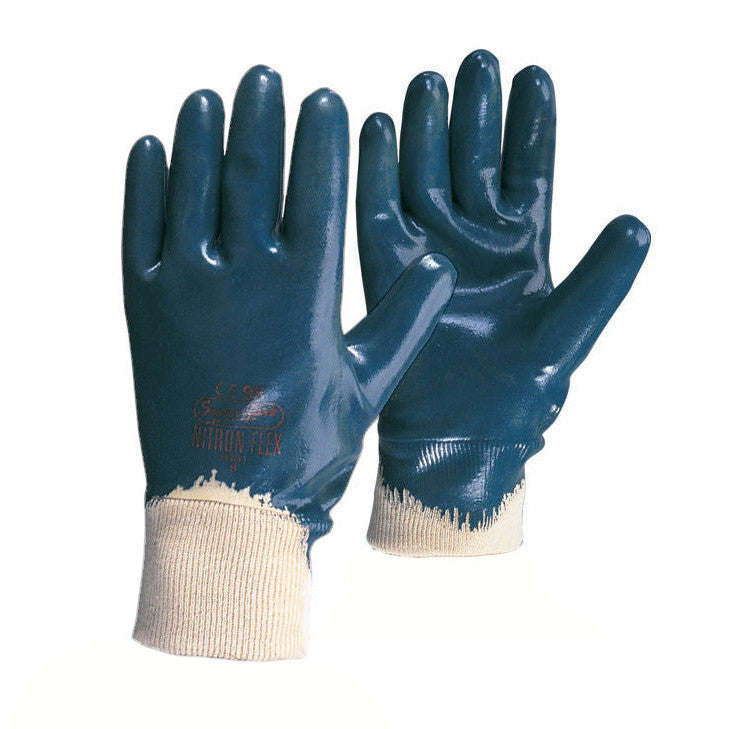 Polyco 943 Nitron Flex Work Gloves Full Nitrile Coating Hand Protection Size 10