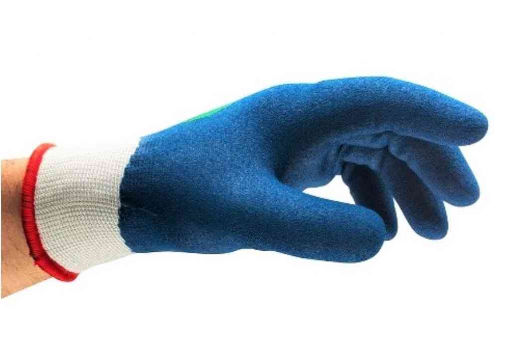 Marigold Nitrotough N1700 Work Gloves Nitrile Fully Coated Blue